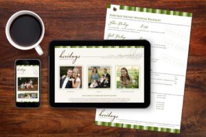 Web design and collateral print design